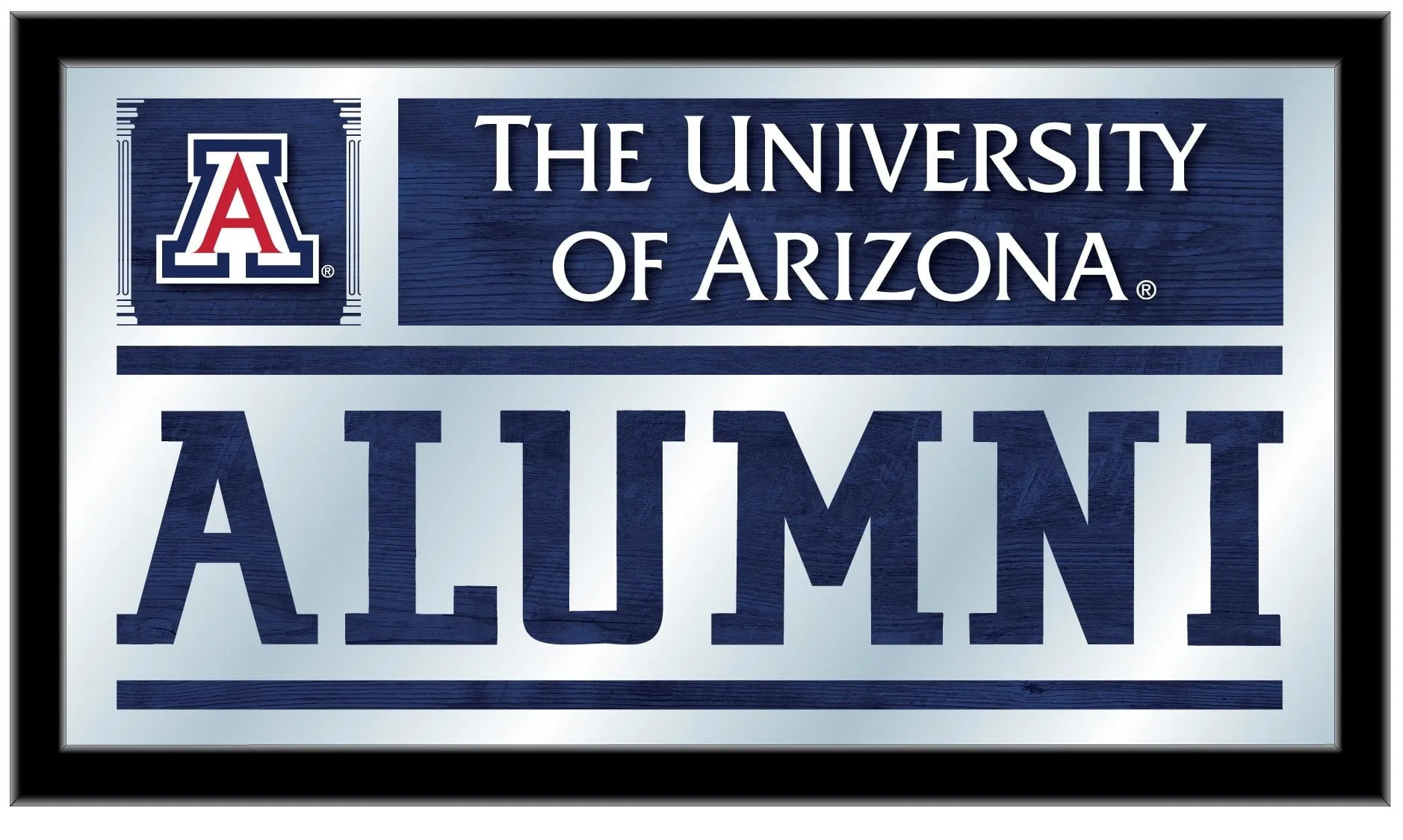 Arizona Wildcats Holland Bar Stool Co. Alumni Mirror (26" x 15")