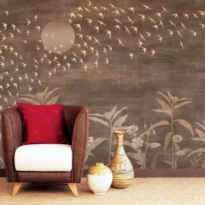 Arzoo, Abstract Theme Room Wallpaper, Customised