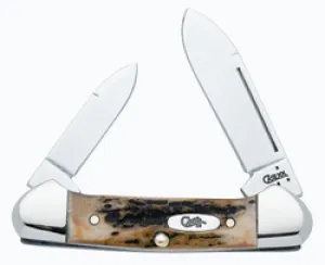 Baby Butterbean Pocket Knife Stag Handle