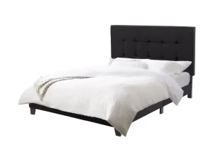 Black Queen Panel Bed