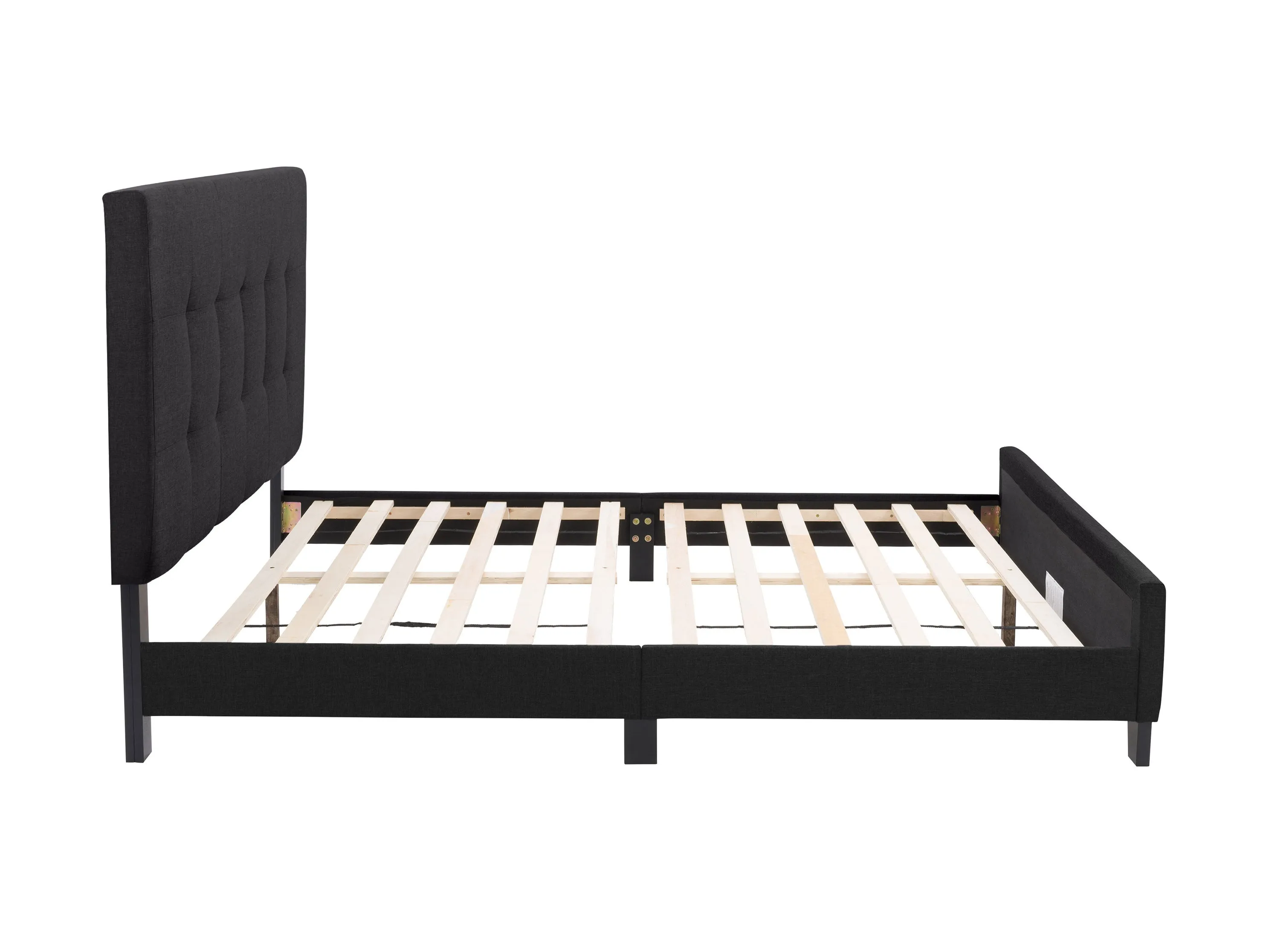 Black Queen Panel Bed