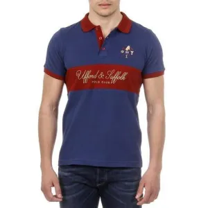 Blue S Ufford & Suffolk Polo Club Mens Polo Short Sleeves US002 NAVY BLUE