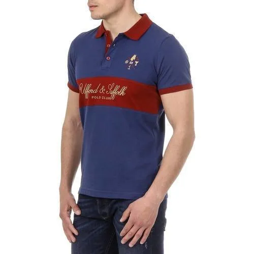 Blue S Ufford & Suffolk Polo Club Mens Polo Short Sleeves US002 NAVY BLUE