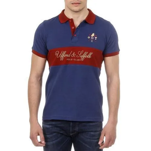 Blue S Ufford & Suffolk Polo Club Mens Polo Short Sleeves US002 NAVY BLUE