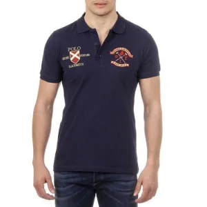 Blue S Ufford & Suffolk Polo Club Mens Polo Short Sleeves US007 NAVY BLUE