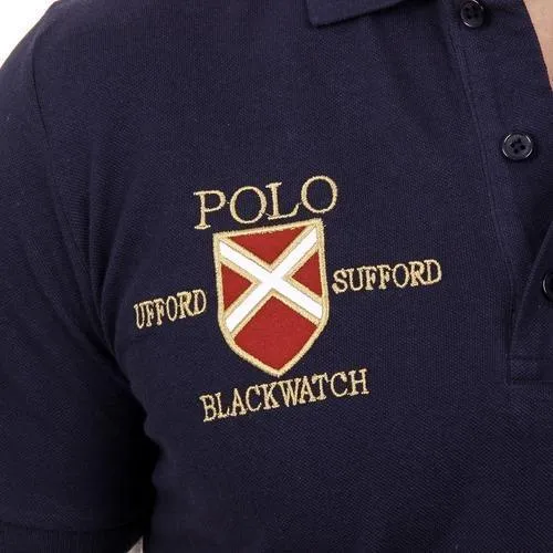 Blue S Ufford & Suffolk Polo Club Mens Polo Short Sleeves US007 NAVY BLUE