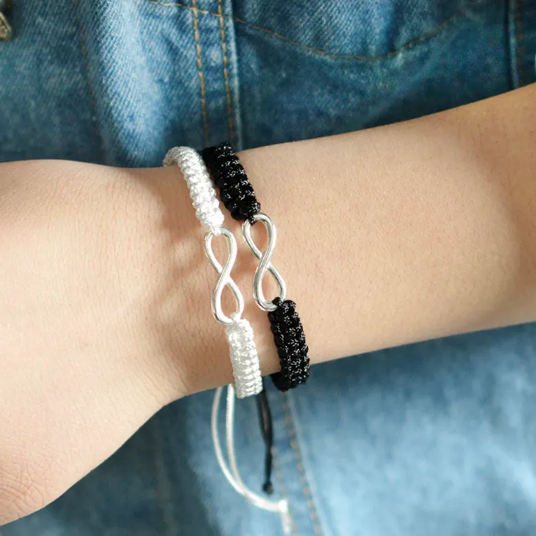 Braided Infinity Adjustable Bracelet