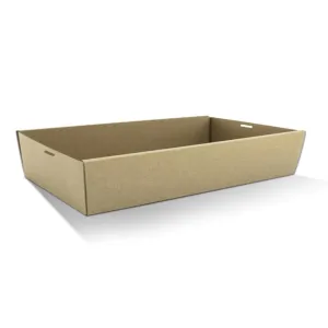 BULK 50pk Large Brown Grazing Box 560x255x80mm (NO LIDS)