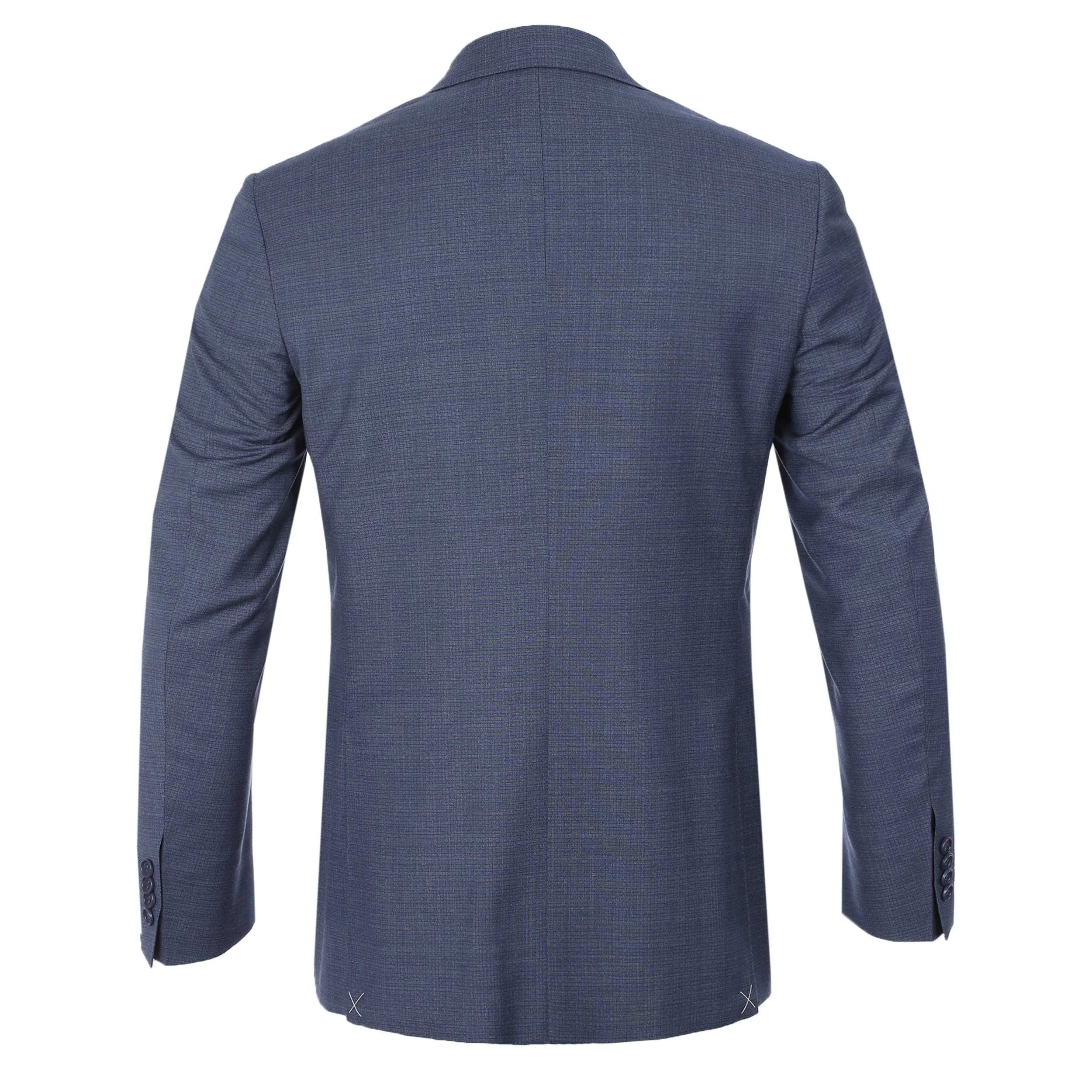 Canali Microweave Notch Lapel Suit in Airforce Blue