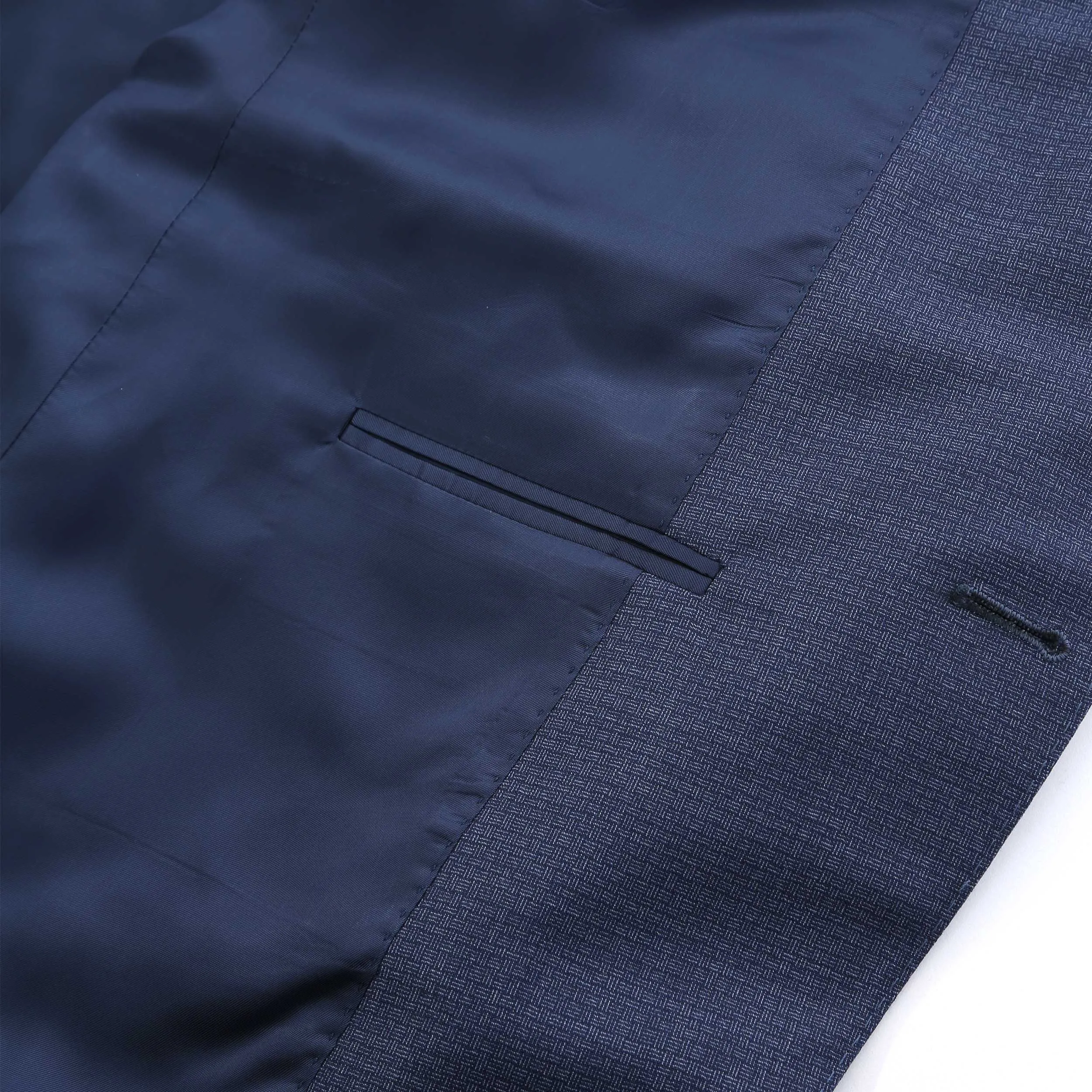 Canali Microweave Notch Lapel Suit in Airforce Blue