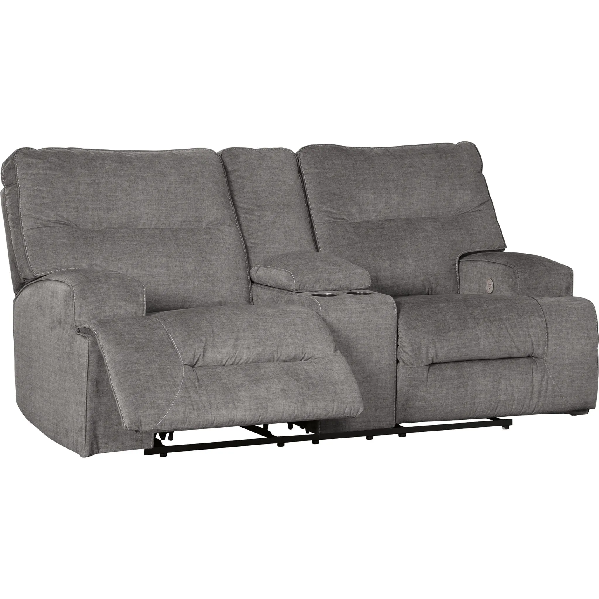 Coombs Reclining Power Loveseat with Console