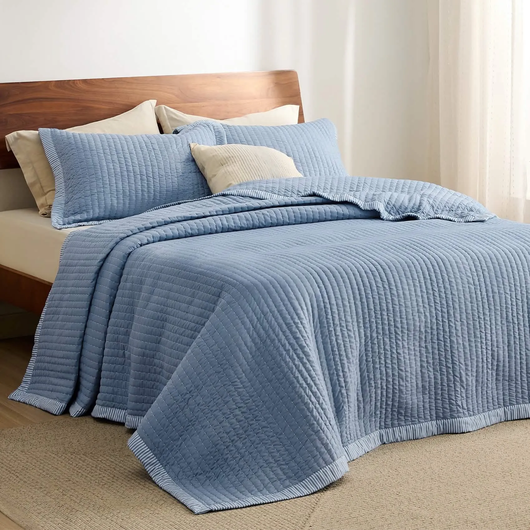 Corduroy Pattern Quilt Set