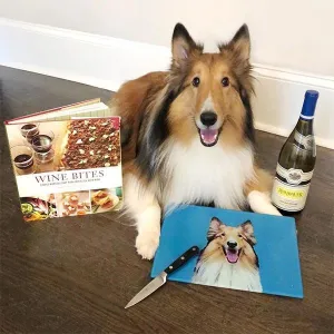 Custom Pet Art Glass Cutting Board