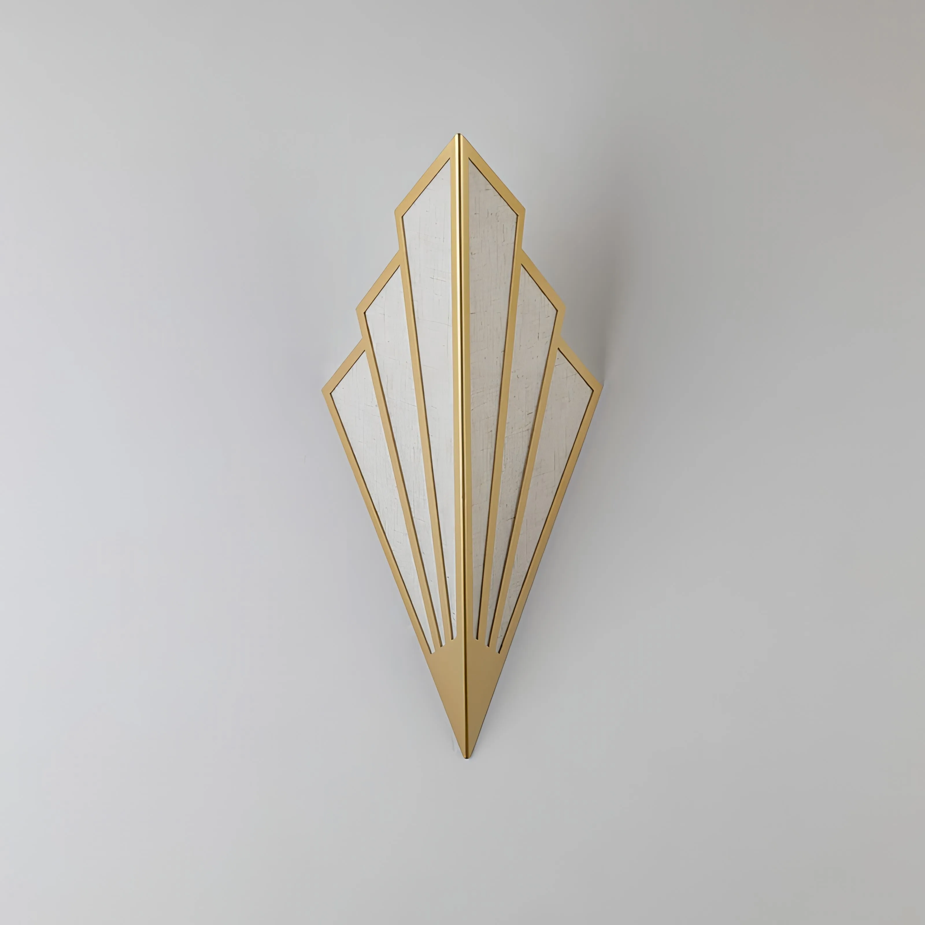 Dakari - Retro Modern Triangle Glass Wall Light