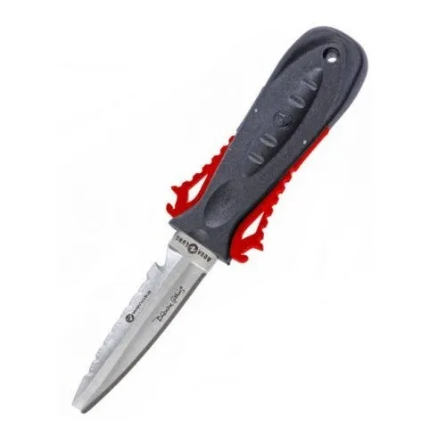 Deep See Squeeze Stainless Steel Lock Dive Knife - Blunt Tip