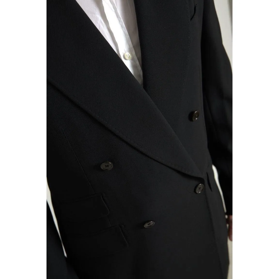 Dolce & Gabbana Elegant Slim Fit Double Breasted Suit