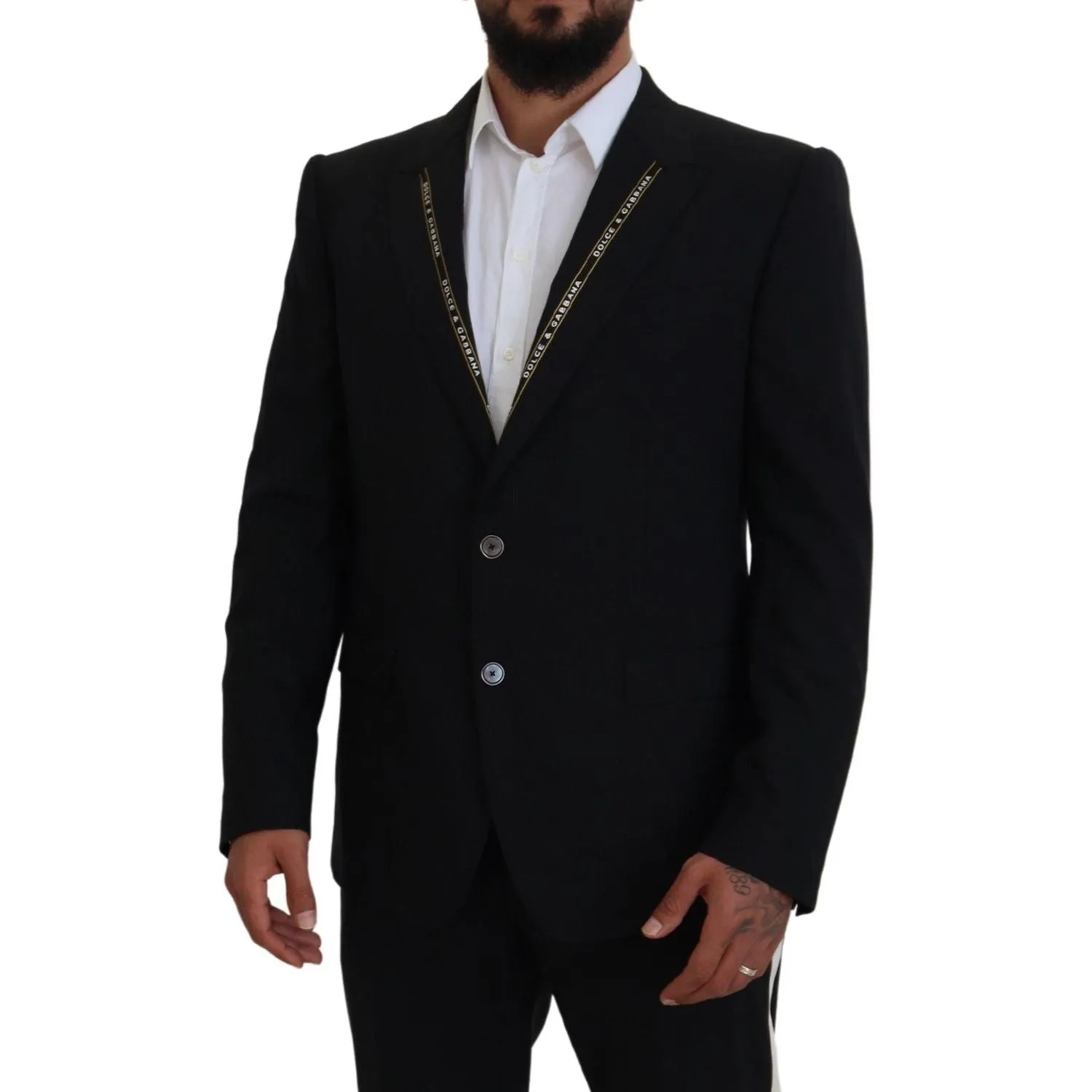 Dolce & Gabbana Sicilian Style Black Single Breasted Blazer