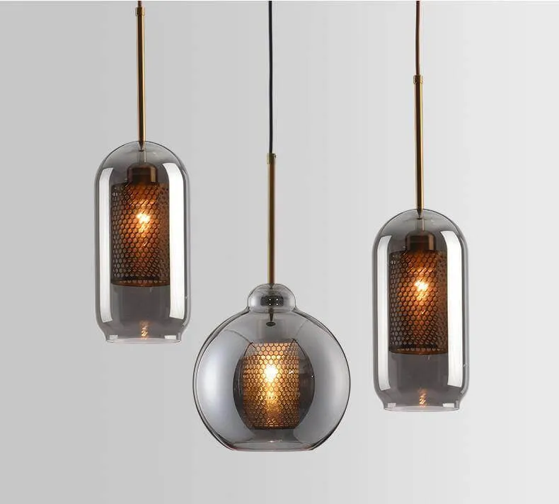 Elegant Honeycomb Bulb Pendant Lights