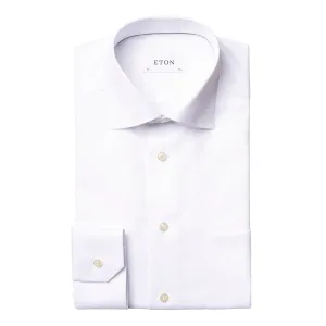 ETON SIGNATURE TWILL CLASS SHIRT WHITE