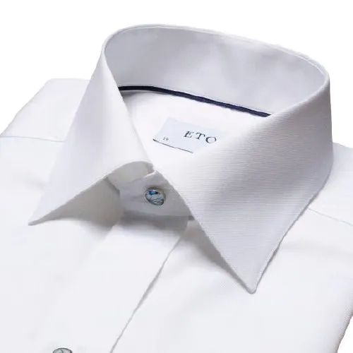 ETON Signature Twill Shirt WHITE