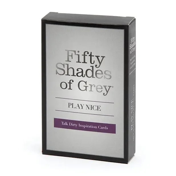 Fifty Shades Of Grey Play Nice Talk Dirty Inspiration Cards