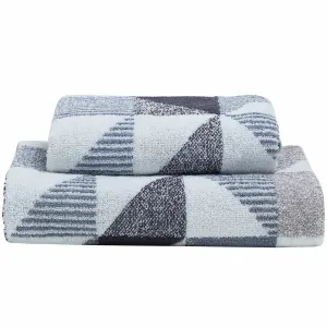 Fusion Hendra Hand Towel - 2 Pack - Monochrome