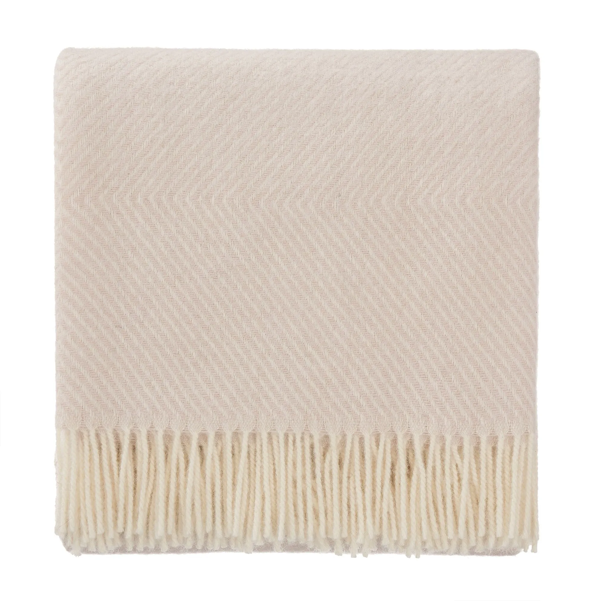 Gotland Blanket [Powder Pink & Cream]