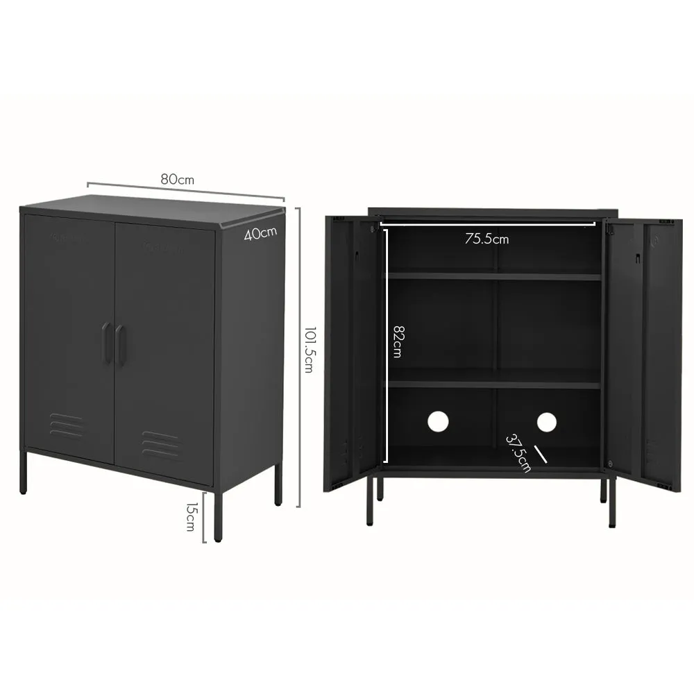 High-Quality Metal Sideboard Buffet with Storage - ArtissIn