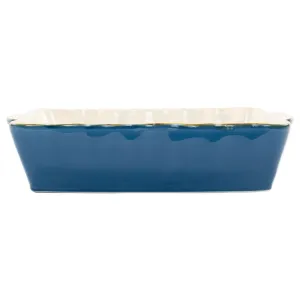 Italian Bakers Large Rectangular Baker - Blue