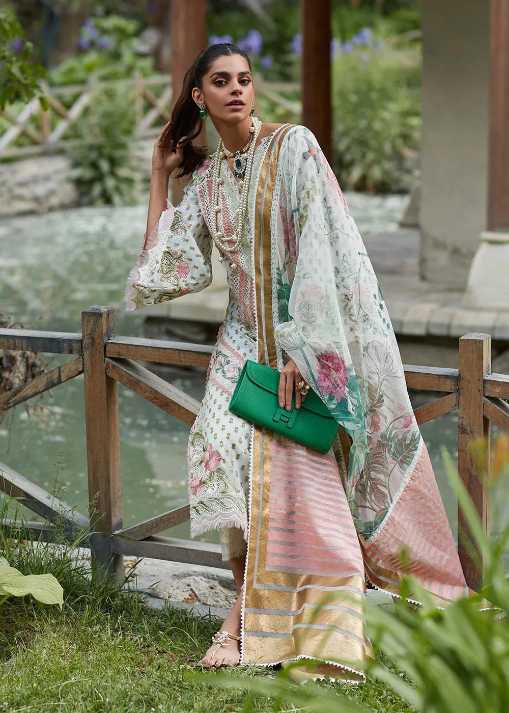 Ivory Lawn Suit - Saira Shakira X Crimson Luxury Lawn '23 - Shigar - D5A