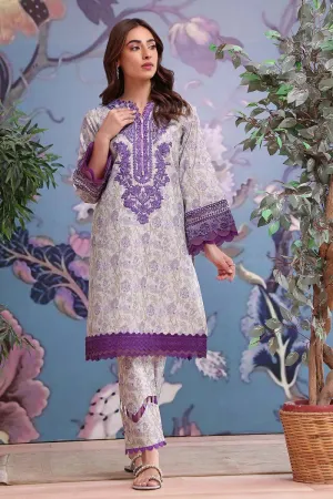 Jade Flora Embrodiered Purple Pakistani Lawn Suits