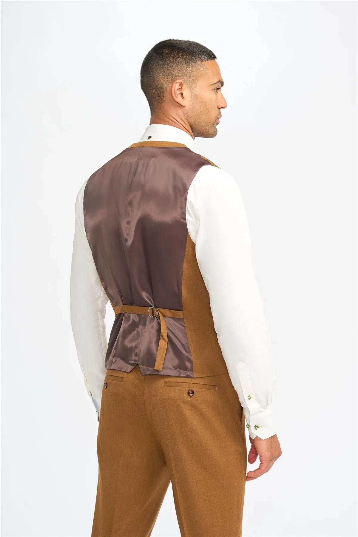 James Sierra Super 130s Wool Waistcoat