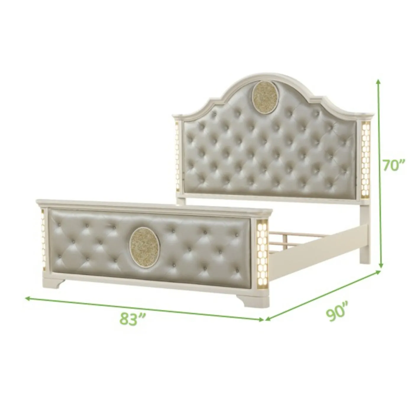 Jasmine Collection Queen Bed