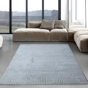 Jigsaw Soft Touch Patterned Rug,Cream