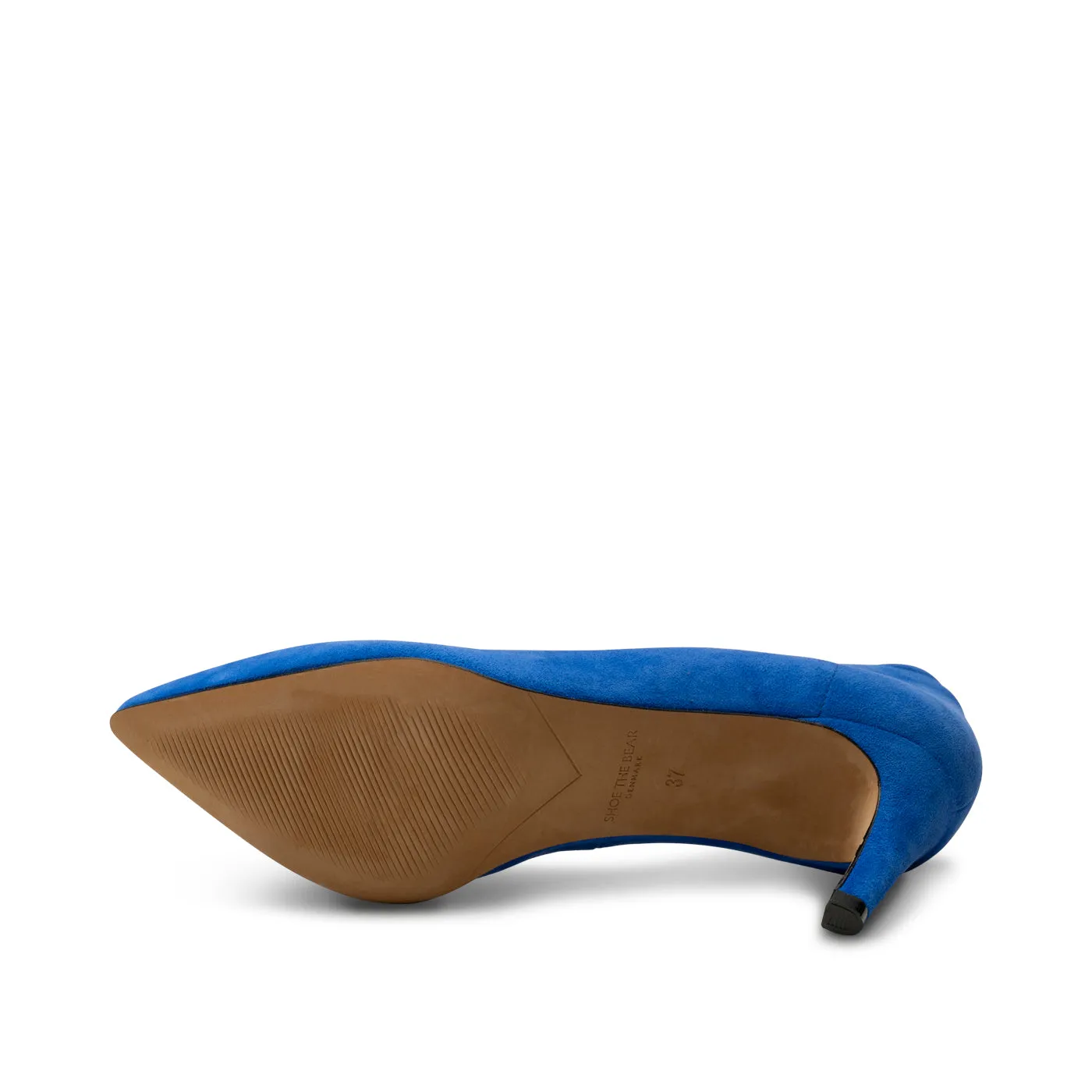 Kelly heel suede - COBALT