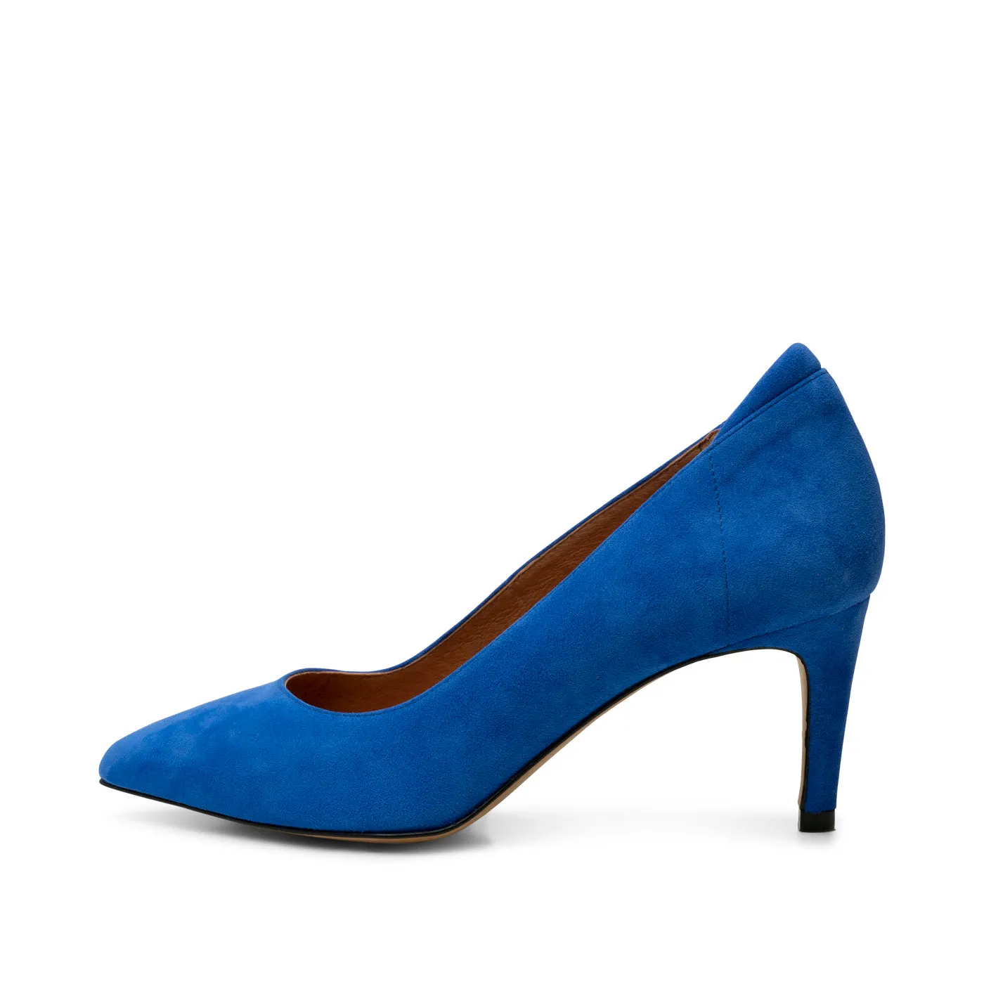 Kelly heel suede - COBALT