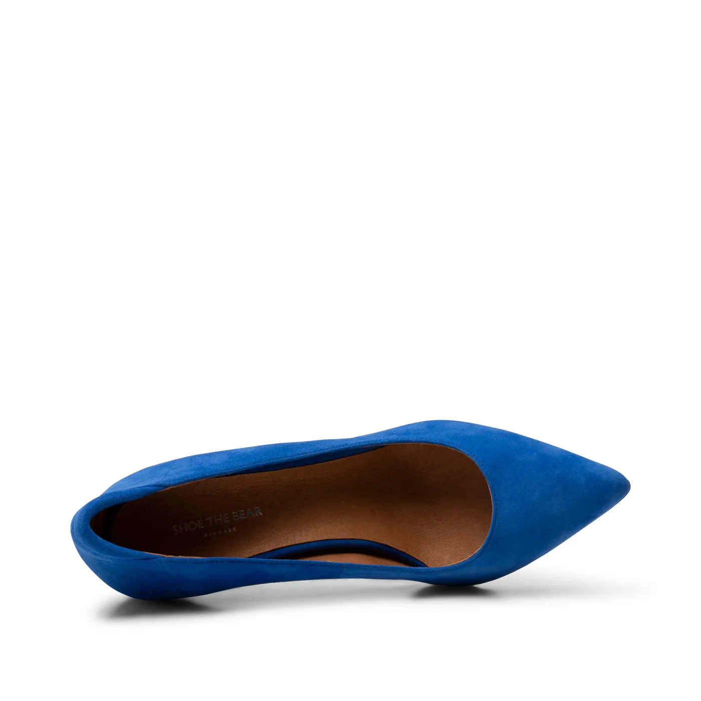 Kelly heel suede - COBALT