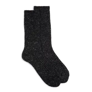 Lana Boot Socks: Black