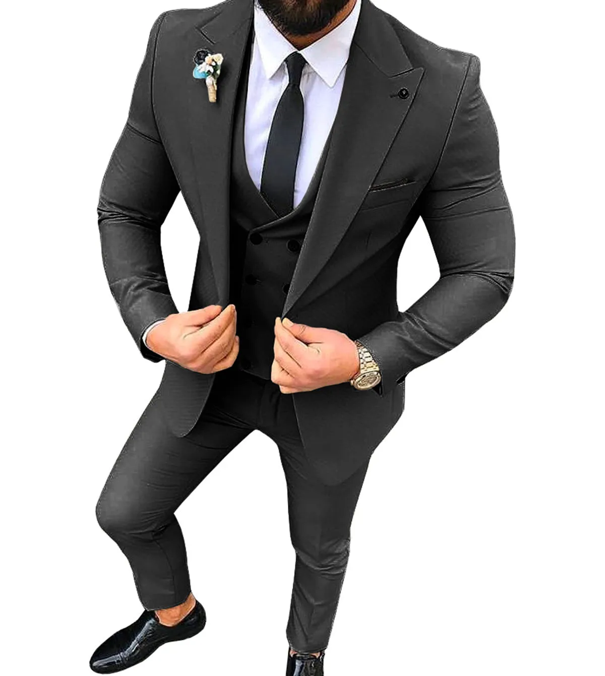 Men's Slim Fit Three Piece Cocktail Suits