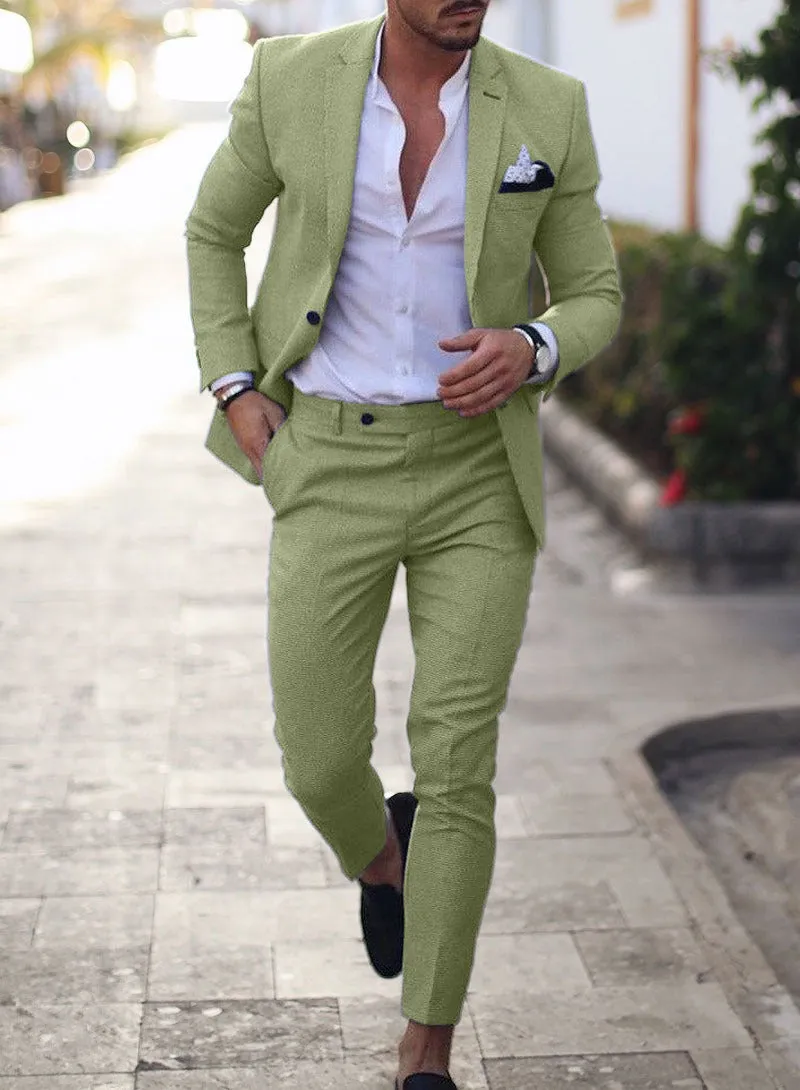 Men's Spring Two-Piece Suit Collection