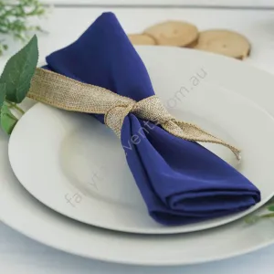 Navy blue napkin