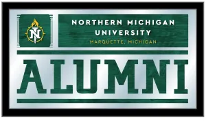 Northern Michigan Wildcats Holland Bar Stool Co. Alumni Mirror (26" x 15")