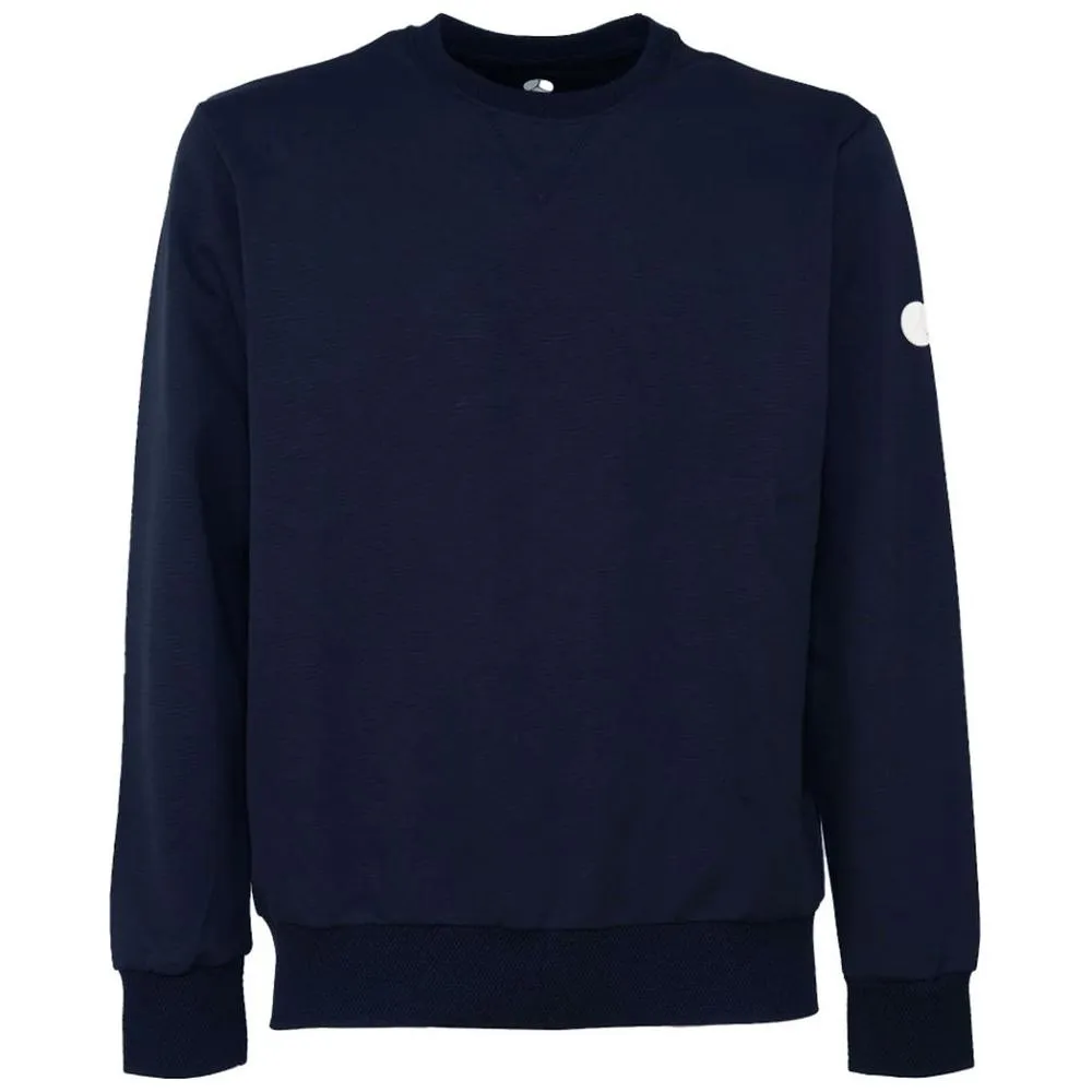 People Of Shibuya Sleek Navy Technical Fabric Crewneck