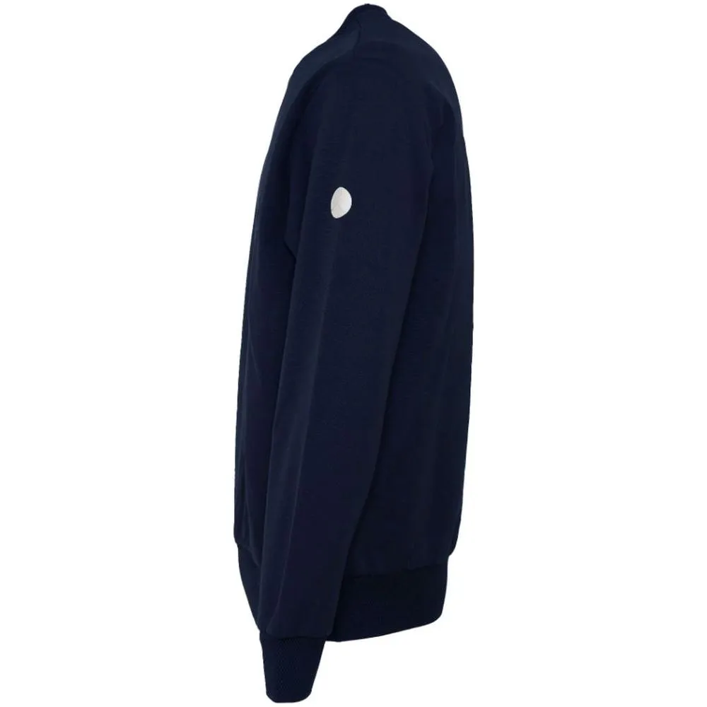 People Of Shibuya Sleek Navy Technical Fabric Crewneck