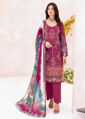 Pink Pakistani Salwar Suit - Ramsha Mashaal Collection Vol 7 - #L-709