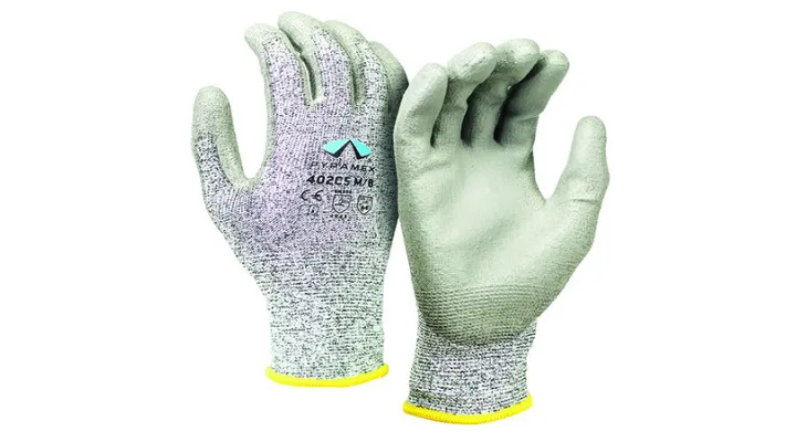 Pyramex 13 Gauge Polyurethane Palm Dipped Coated A4 Cut Resistant Gloves - XL