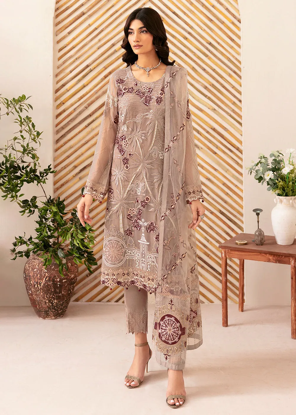 Rangoon Chiffon Collection 24 by Ramsha | D-1206