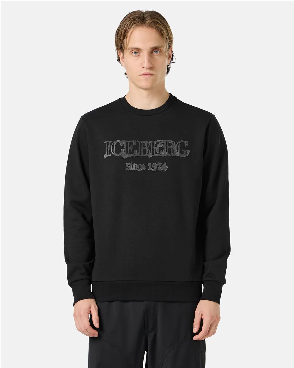 Sweatshirt with logo (Black) - I24E06B63009000