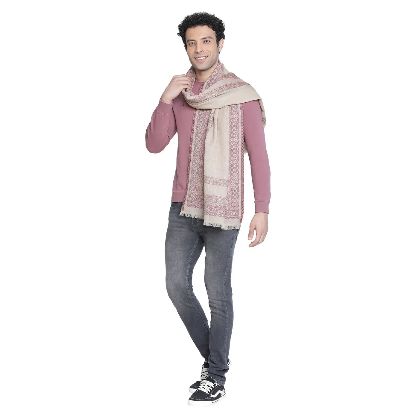 Wool Lurex Men Muffler