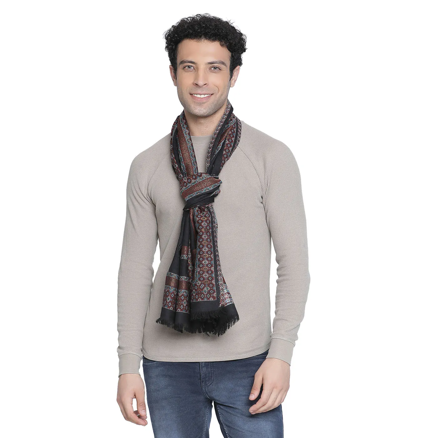 Wool Lurex Men Muffler